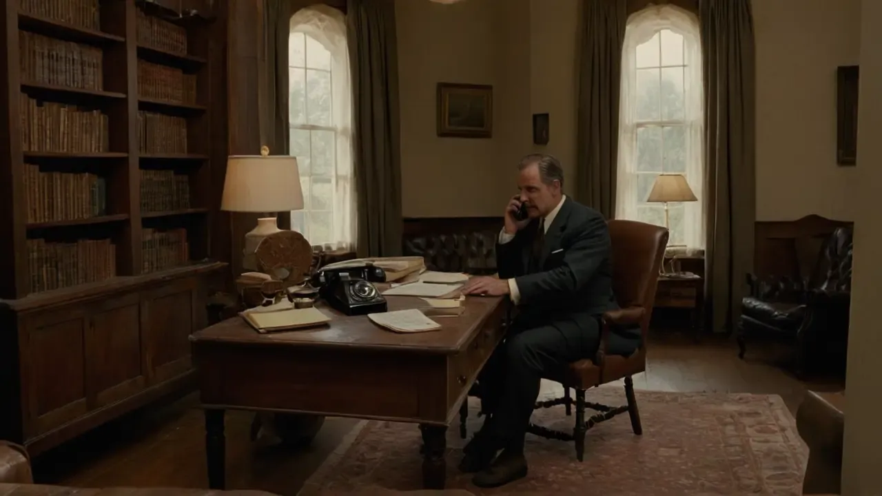 Hier ist eine mögliche Antwort:Verstaubtes Büro