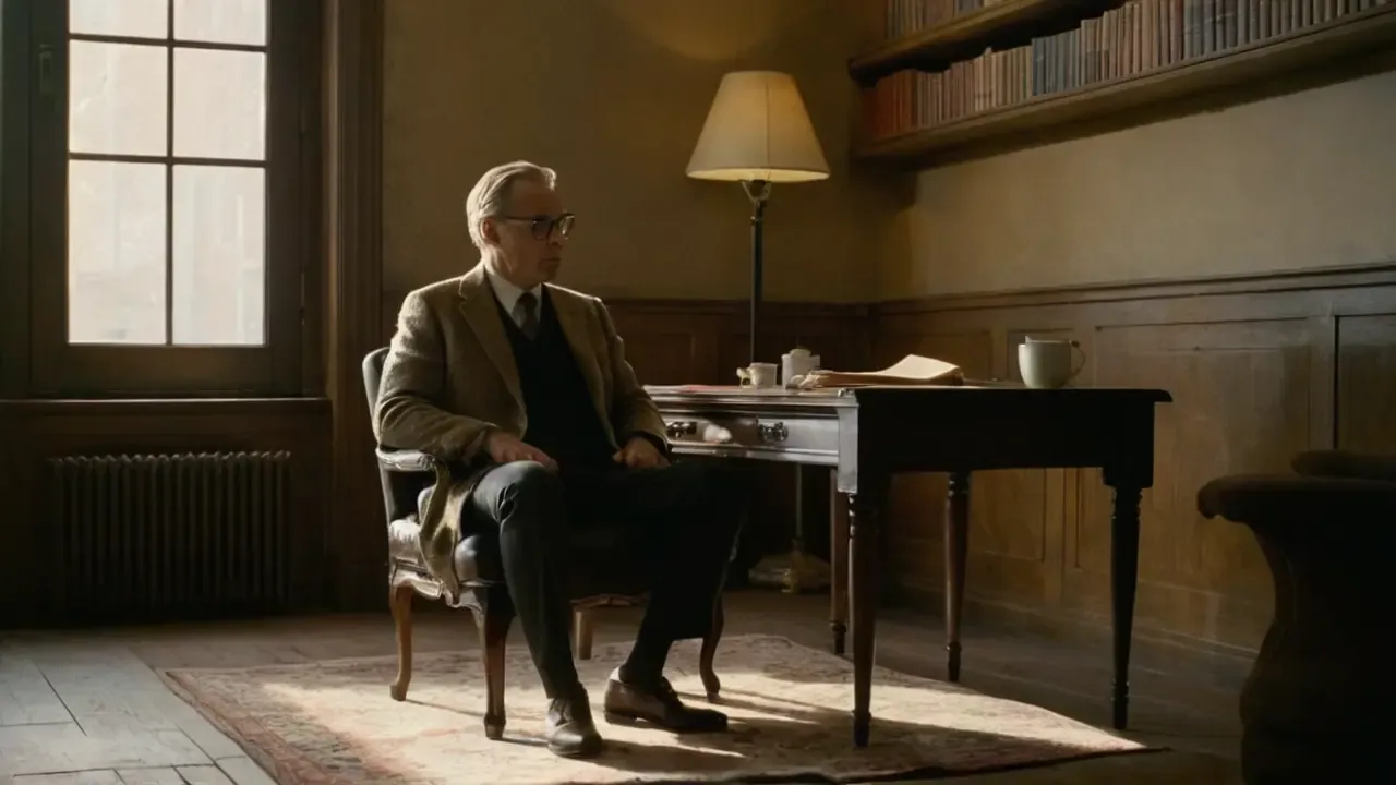 Hier ist eine kurze Übersetzung:Ruhe, Licht, Erinnerung und Holz