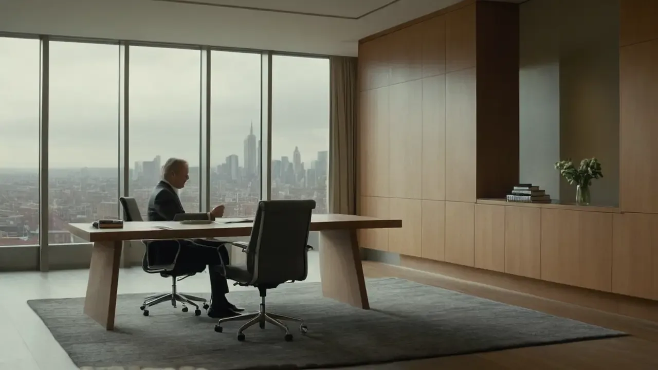 Hier ist eine mögliche Antwort:“Ruhevolles Büro