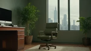 Hier ist eine kurze Antwort:Schlichte Büroräume