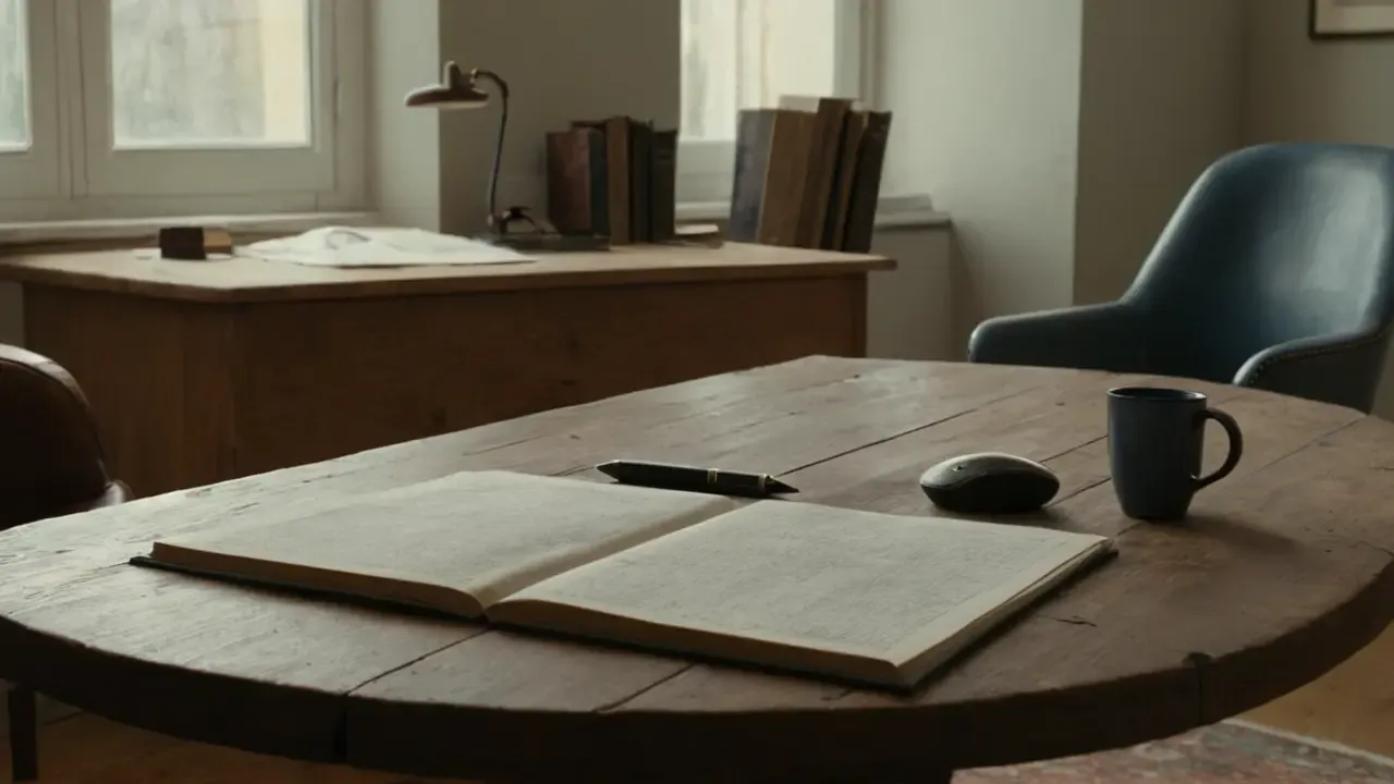 Hier ist die Antwort in einer kurzen Phrase:Ruhe, Papier, Stille, Büro. (Tranquilidad, papel, silencio, oficina.)