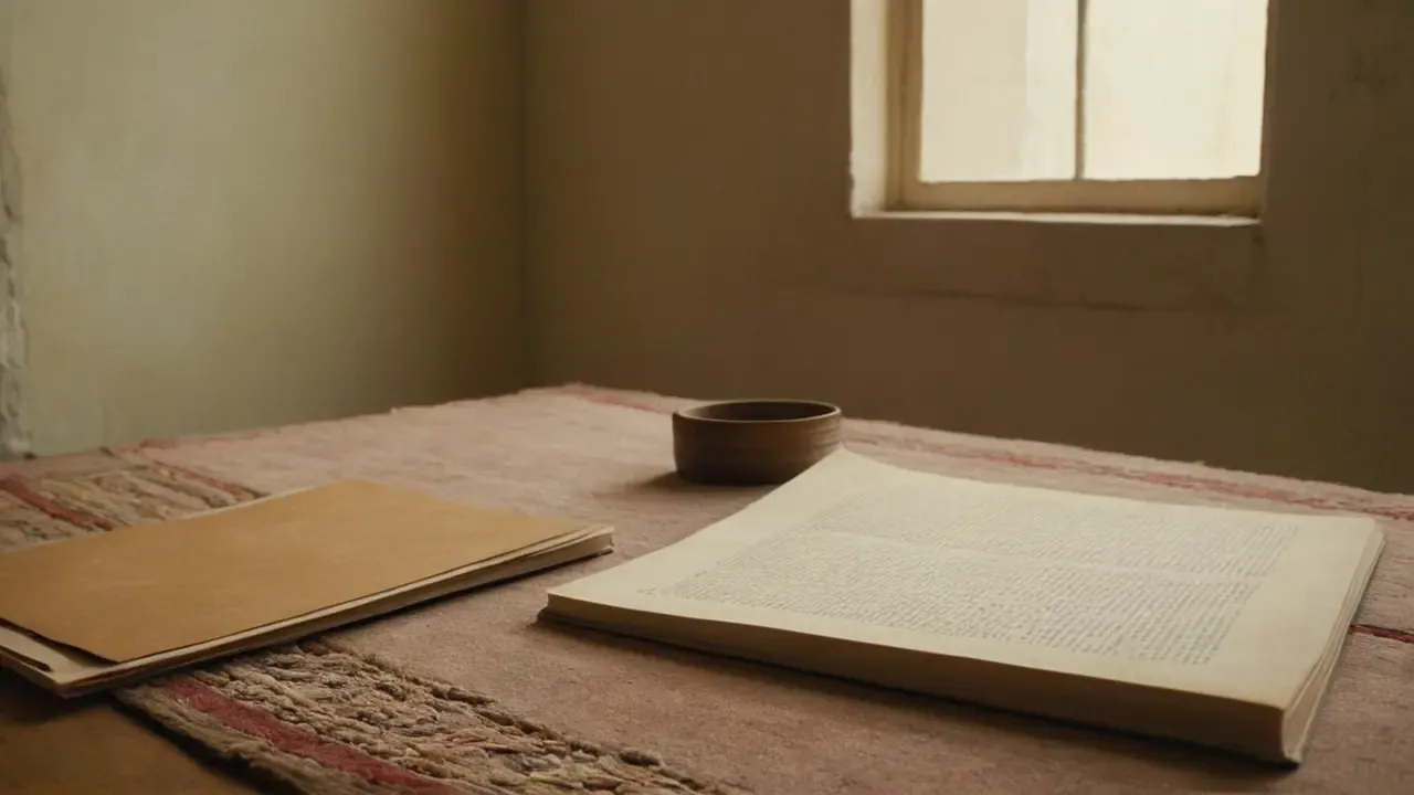 Hier ist eine Option:„Ruhe, Licht und gedämpfte Details.“