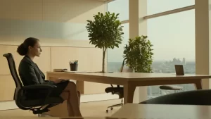 Hier ist eine mögliche Antwort:Modernes Büro: Licht