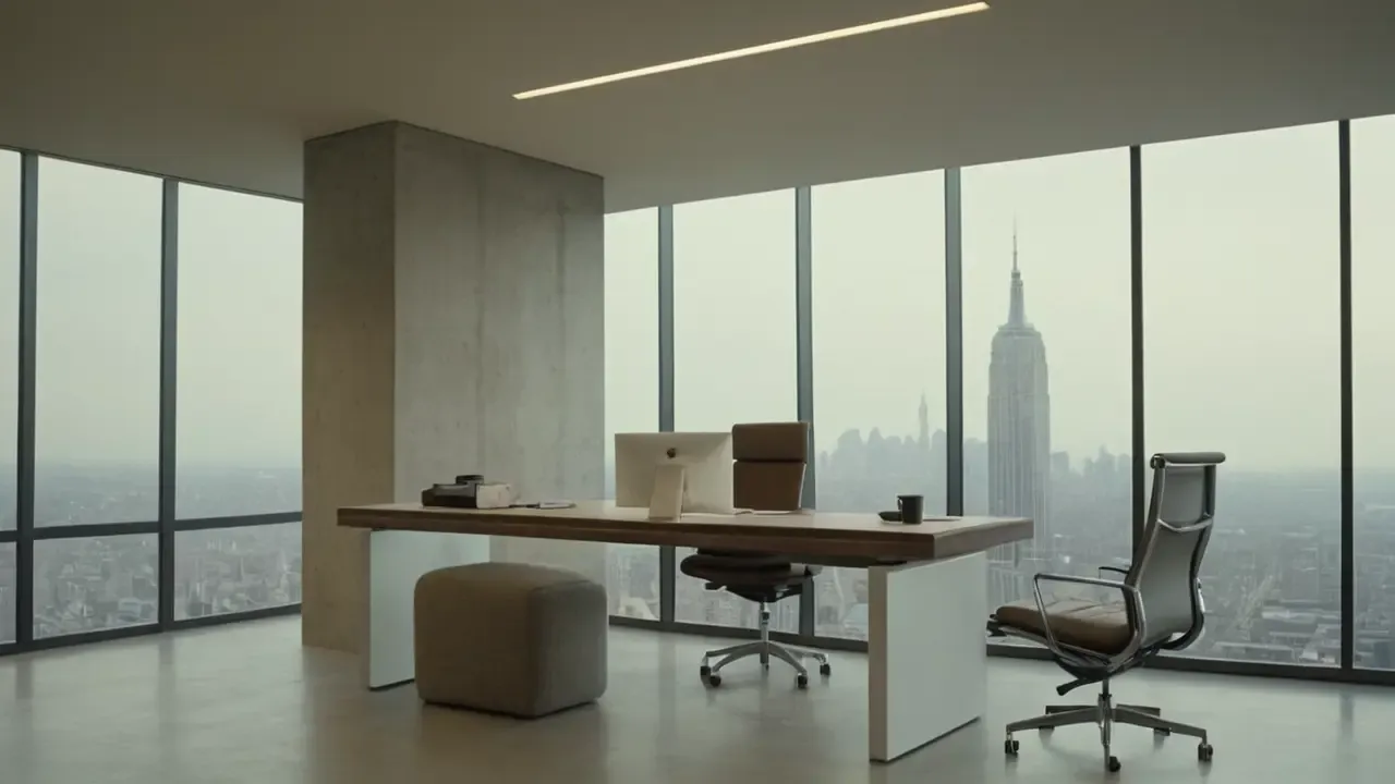 Hier ist eine mögliche Antwort:Moderne Büroräume