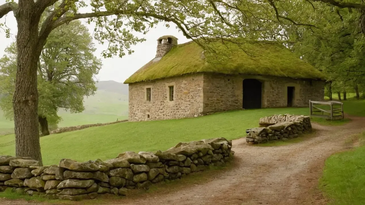 Hier ist die Antwort:Grauer Himmel, stiller Ort, vergangene Zeit