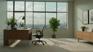 Hier ist eine mögliche Antwort:Ruhevolles Büro