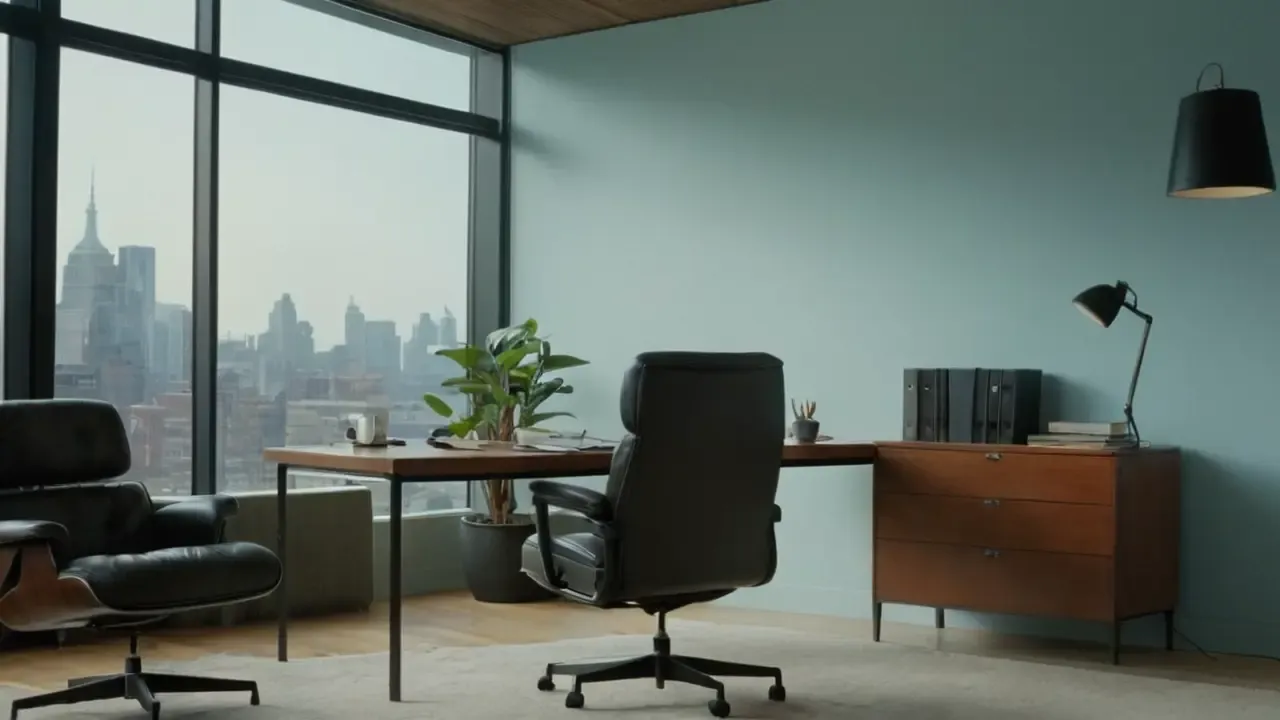 Hier ist eine kurze Antwort:Professionelle Arbeitsatmosphäre, gedämpft und detailreich