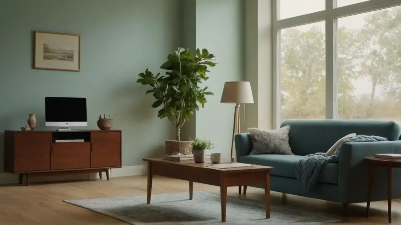 Hier ist eine kurze Antwort:Gemütliches Wohnzimmer, Licht, Mensch, Ruhe