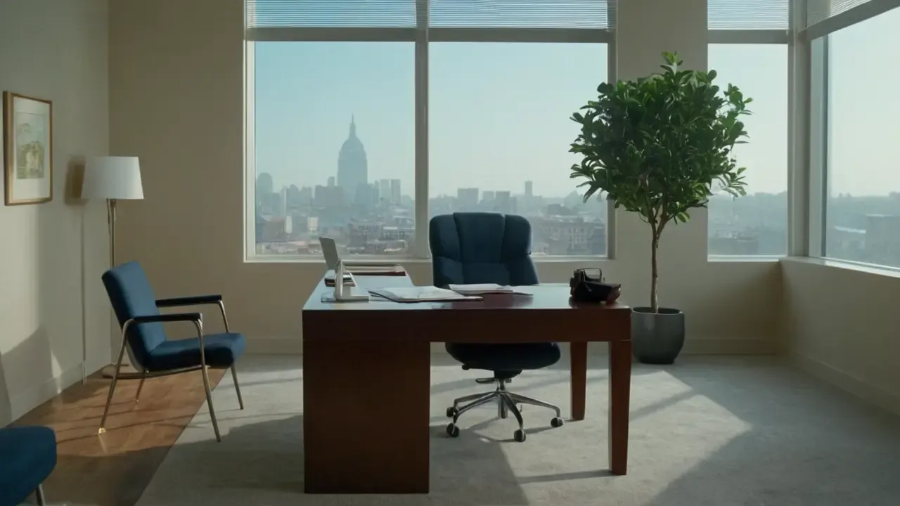 Hier ist eine Option:Moderne Büroatmosphäre