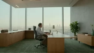 Hier ist eine mögliche Antwort:„Ruhevolles Büro