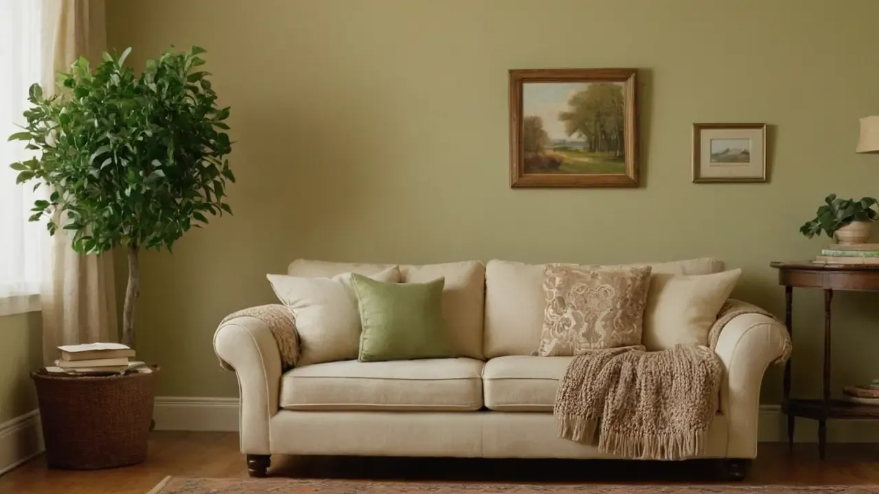 Hier ist eine mögliche Antwort:Warmes Licht erhellt ein gemütliches Zimmer